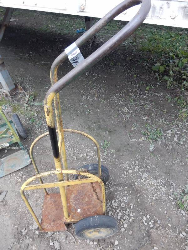 lot 184 image: single tank upright cart