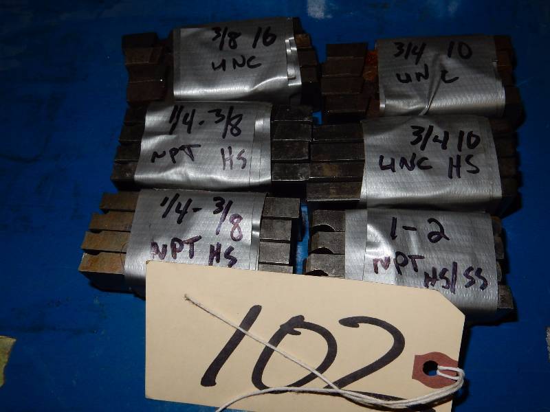 lot 102 image: Pipe Thread Cutting Dies