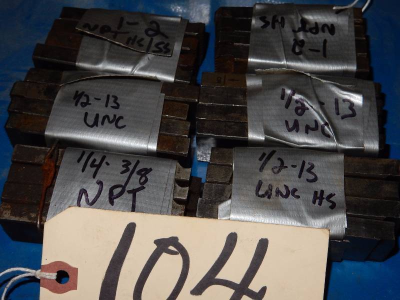 lot 104 image: Pipe Thread Cutting Dies