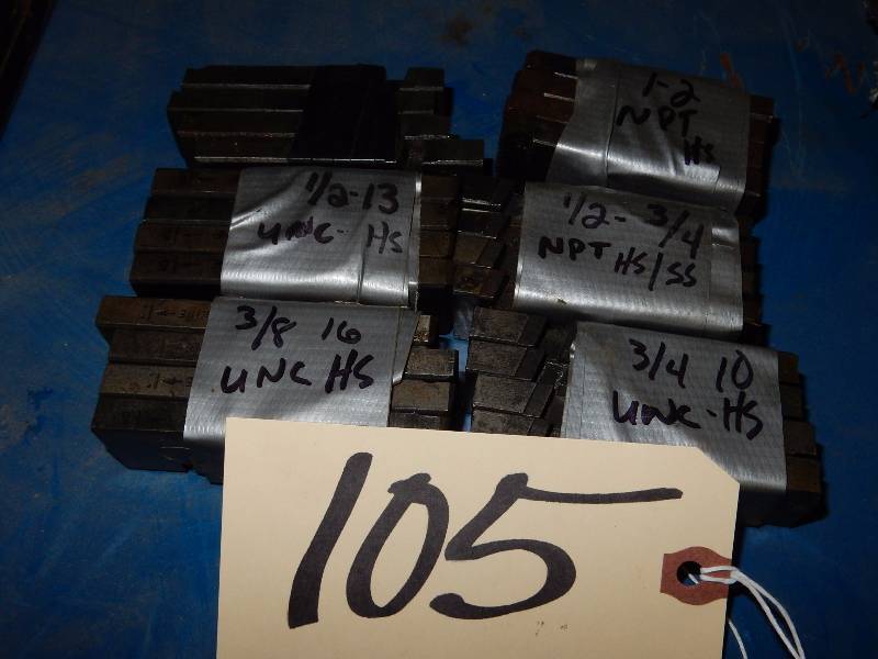 lot 105 image: Pipe Thread Cutting Dies
