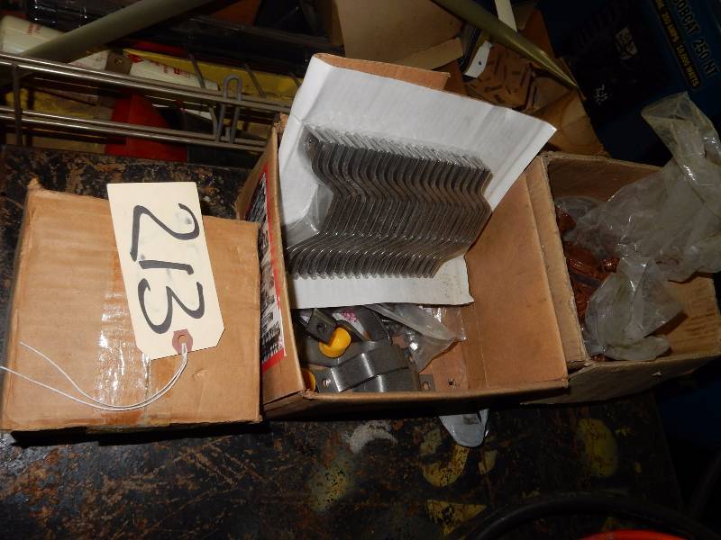 lot 213 image: Large lot of Stainless steel Hangers and other