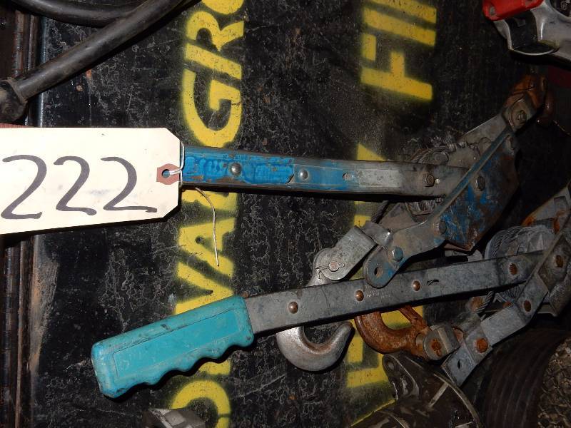 lot 222 image: 2 Ratchet pullers