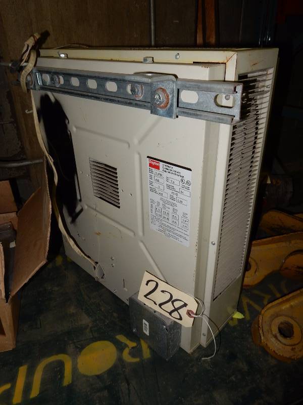 lot 228 image: Dayton Unit heater
