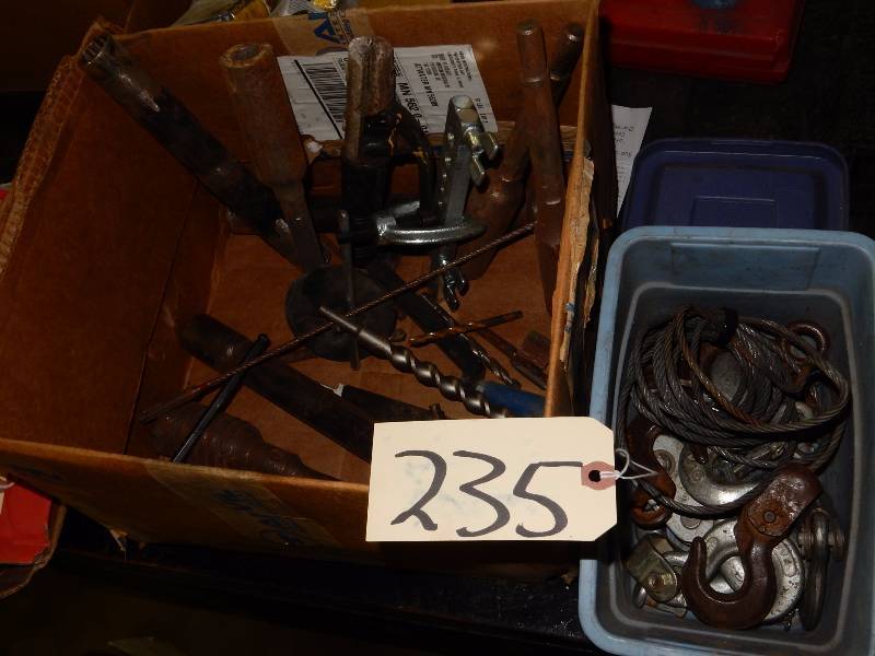 lot 235 image: Lot of hooks, bits and other items as pictured.. Look at the closeups