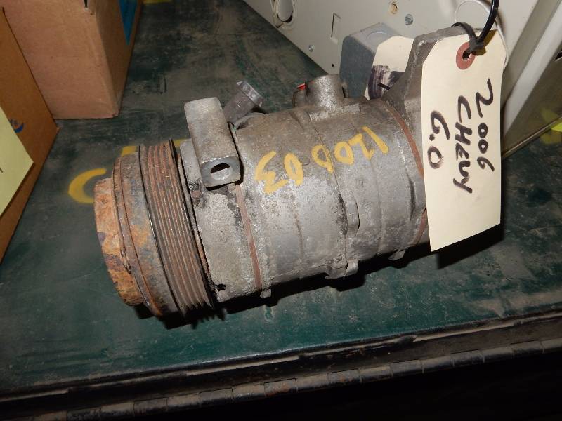 lot 229 image: 6.0 Chevy Air Conditioner Compressor.. 2007