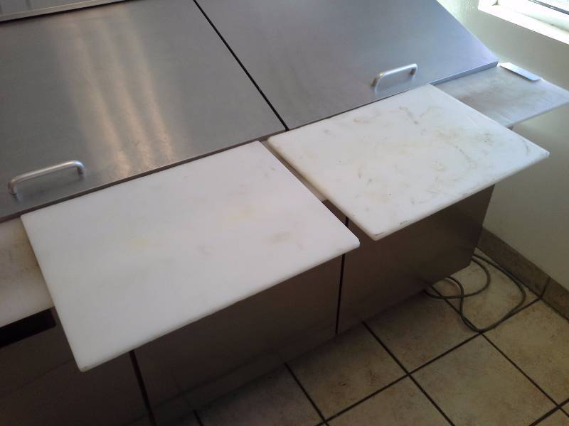 lot 76 image: Lot of (2) Commercial Cutting Boards