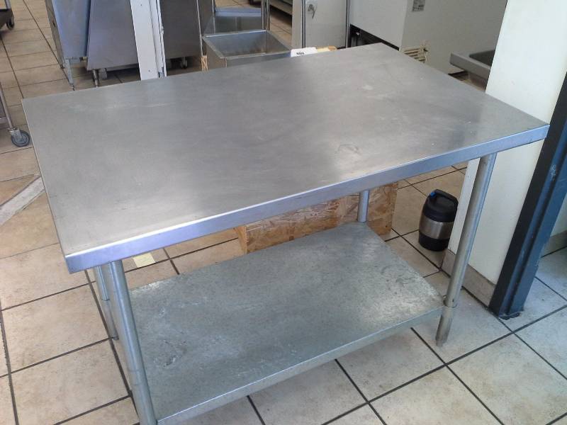 lot 81 image: Stainless Steel NSF Prep Table