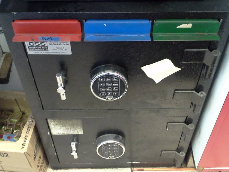 lot 87 image: Digital Dual Compartment Commercial Drop Safe