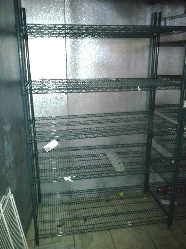 lot 94 image: NSF Wire Rack Shelving