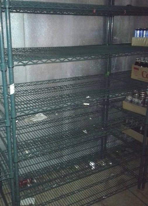 lot 95 image: NSF Wire Rack Shelving