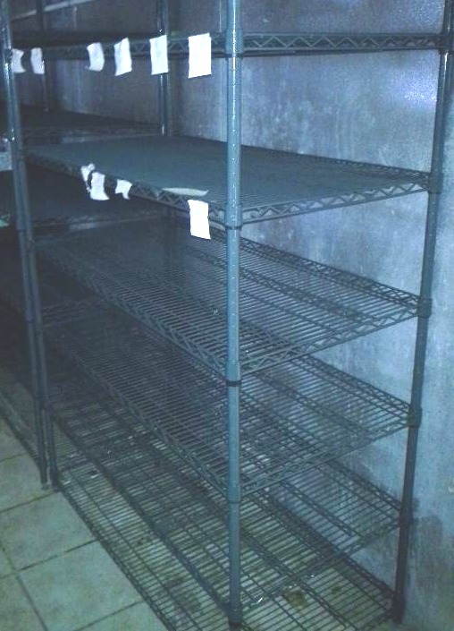 lot 97 image: NSF Wire Rack Shelving
