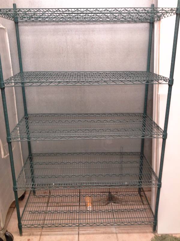 lot 98 image: NSF Wire Rack Shelving