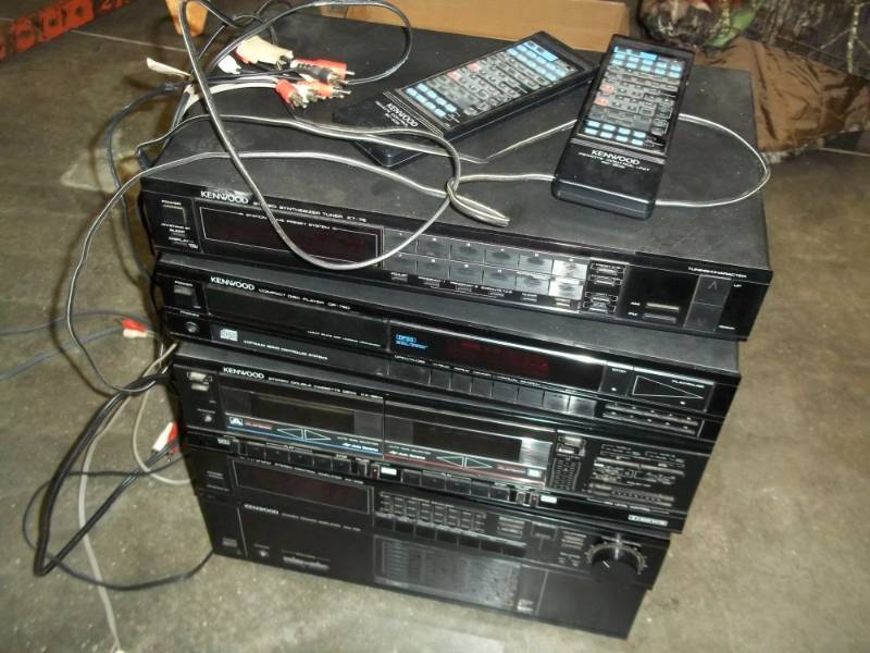 Kenwood Stereo System with 2 remotes
