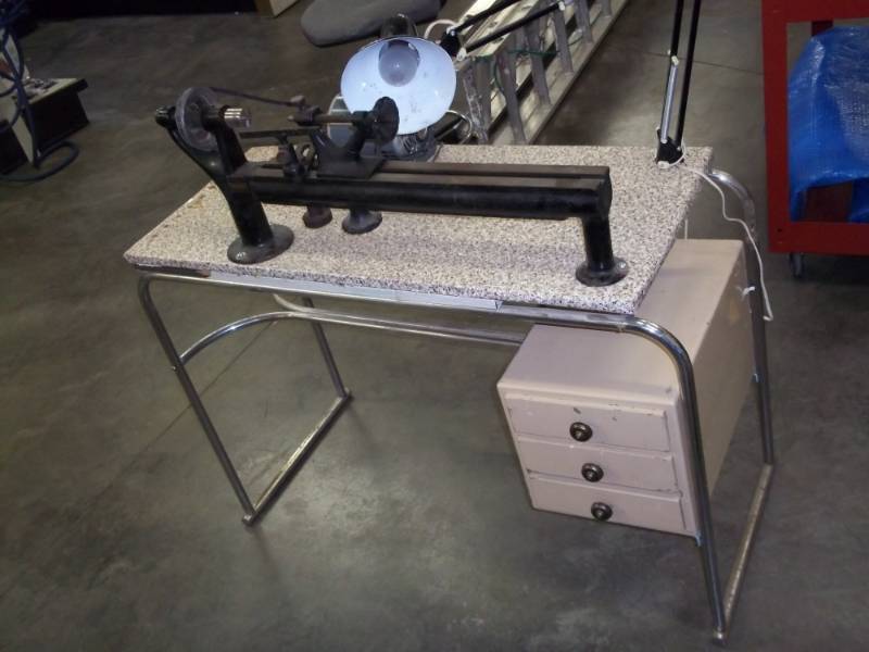 Goodell - Pratt Company Lathe with Table and Light