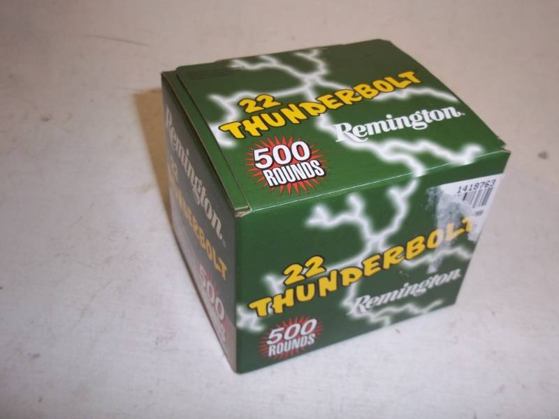 22 Long Rifle Remington Thunderbolt 500 rounds