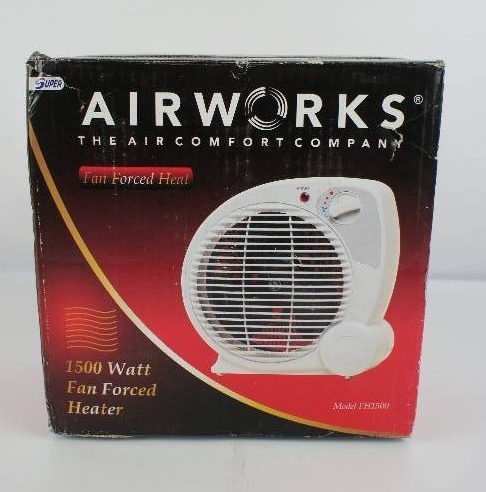 lot 6 image: Airworks Fan Forced Heater