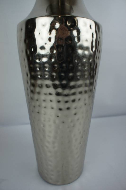lot 22 image: Elegant Expressions Large Silver Iron Vase
