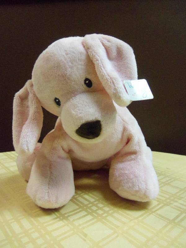lot 15 image: Baby Gund Pink Puppy