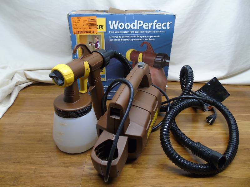 lot 8 image: Wagner WoodPerfect HVLP Stain Sprayer