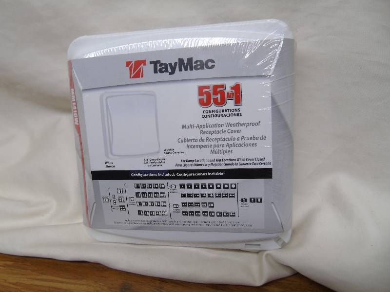 lot 47 image: TayMac 55in1 Multi-Application Weatherproof Receptacle Cover