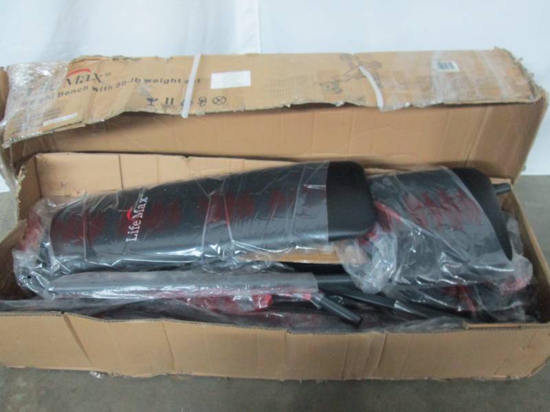 Lifemax Weight Bench Set