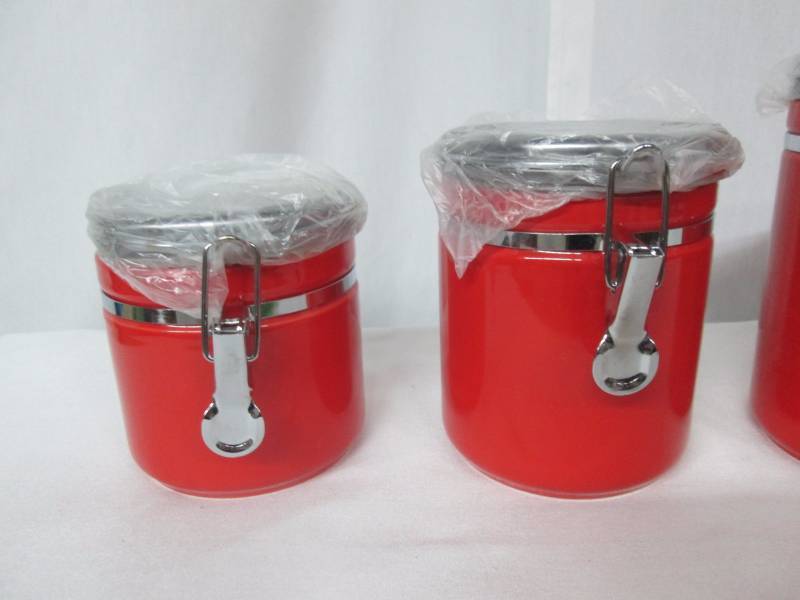 Anchor Hocking 4-pc. Ceramic Canister Set
