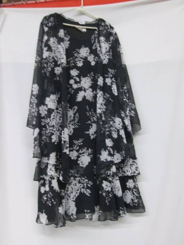 Westside Plus 2-pc. Georgette Jacket & Dress Set