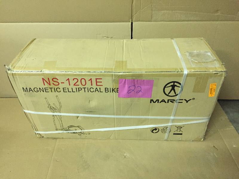 lot 22 image: Magnetic Elliptical Bike Dimensions 47L x 24W x 64H in
