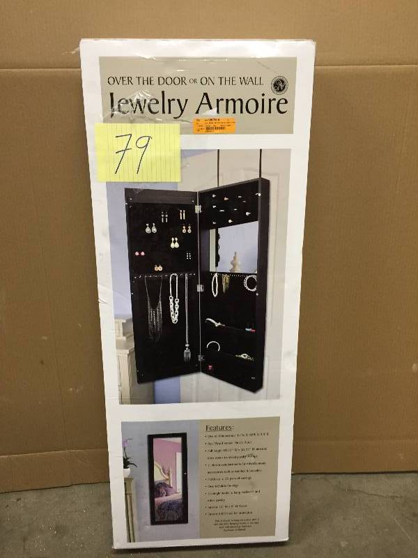 lot 79 image: Jewelry Armoire