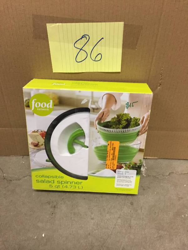 lot 86 image: Food Network Salad Spinner