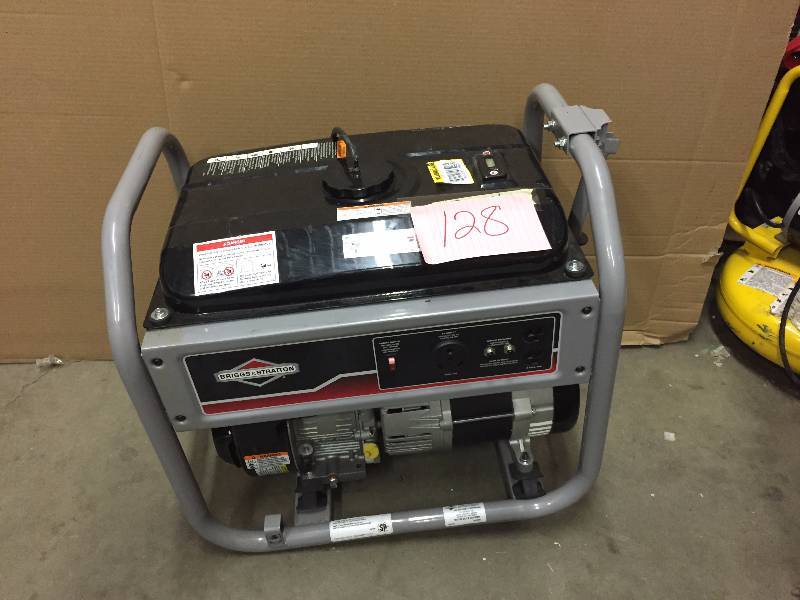 lot 128 image: Briggs and Stratton1150  Generator missing Wheels good working condition