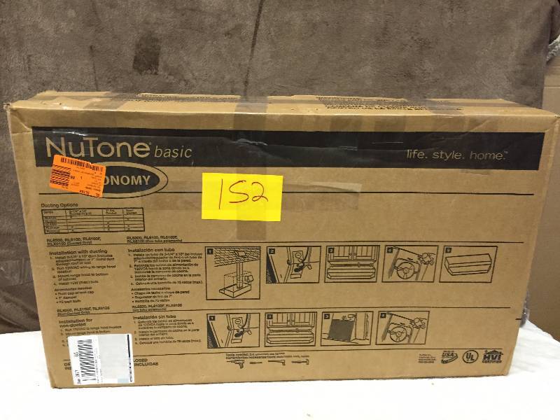 lot 152 image: Nutone 30 Range hood
