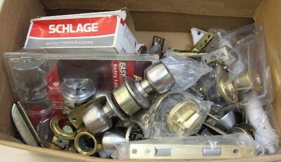 lot 37 image: Misc. Door Hardware