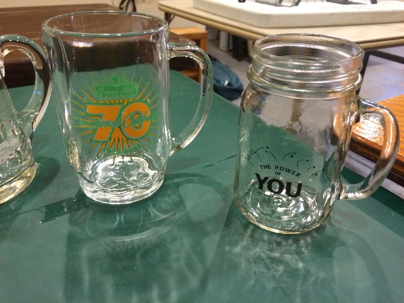 Collectors Glass Mug collection