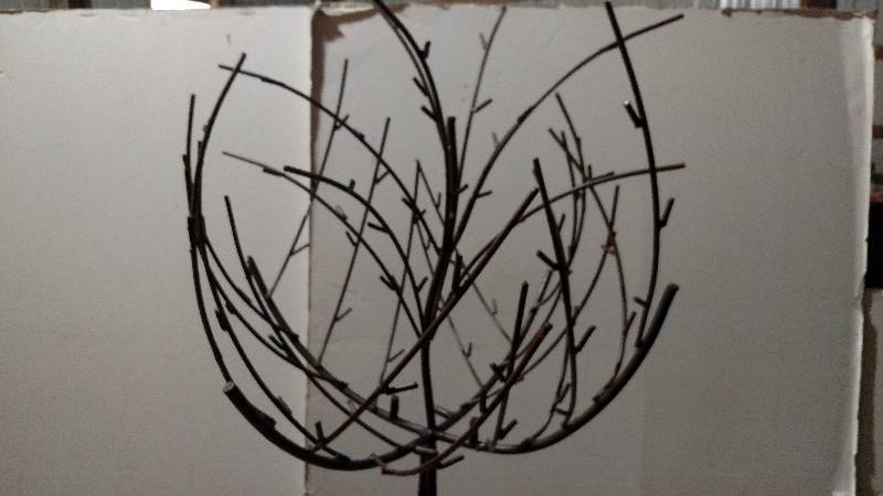 lot 14 image: Steel Decorative Tree, 8 High...