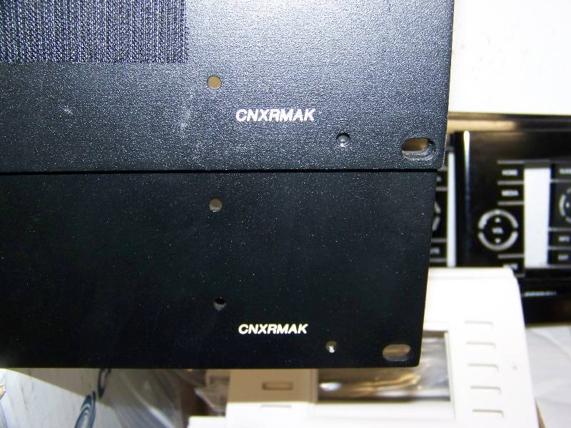 lot 42 image: LARGE lot of Crestron, Volume Control Unit, Switcher, iPod Dock, Control Face Plates, Mounting Brackets and more