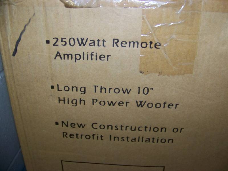 lot 70 image: SpeakerCraft, Subwoofer with Amplifier  Amp in original box