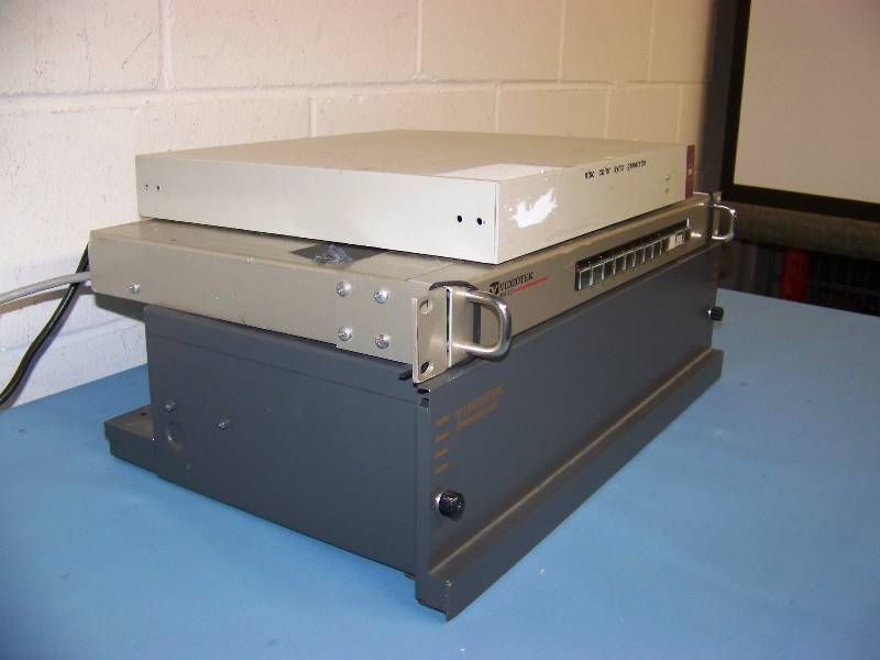 lot 44 image: VideoTek, Routing Switcher, OmniFrame and VAC, NTSC Color Sync Generator