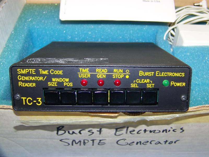 lot 43 image: Burst Electronics, Time Code Generator  Reader and Black Burst Generator