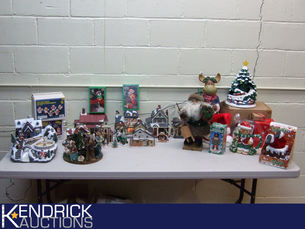 Large Lot of New Christmas Villages, Figurines, etc.