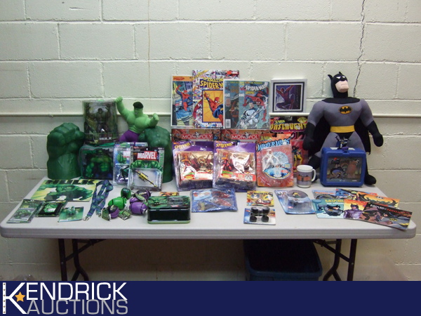 Large Lot of New Marvel and DC Super Hero Toys