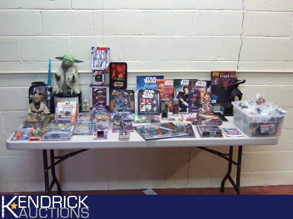 Large Lot of New Star Wars Toys