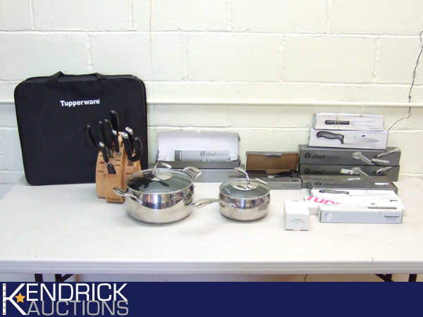 Large Lot of Misc New Tupperware Chef Series etc. Items