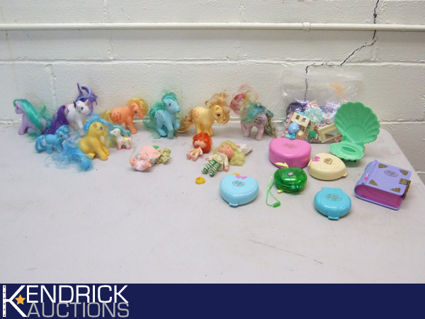 Lot of Vintage My Little Pony, Polly Pockets, and Strawberry Shortcake