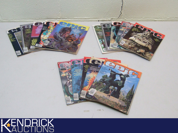 Lot of Vintage Marvel Epic Magazines