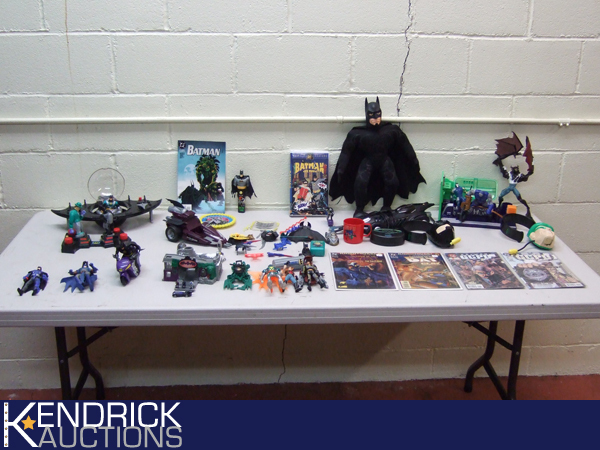 Lot of Batman Toys, Comics, etc.
