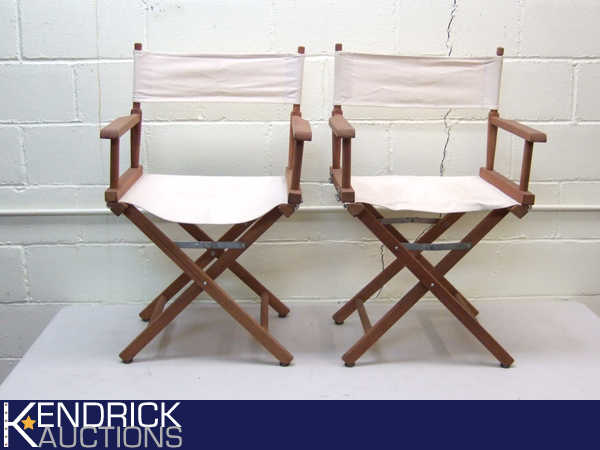Lot of 2 New Wood Folding Chairs