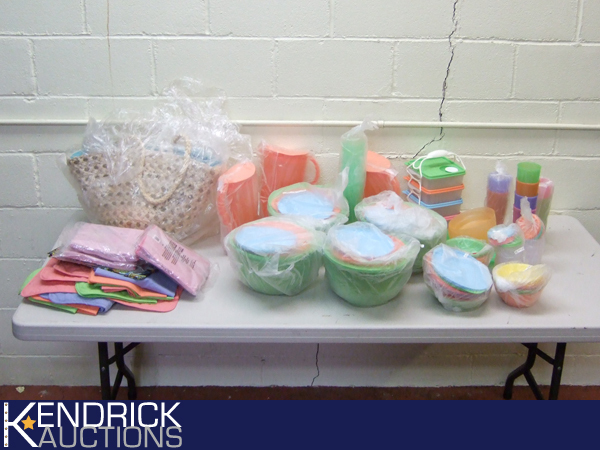 Large Lot of New Pastel Tupperware