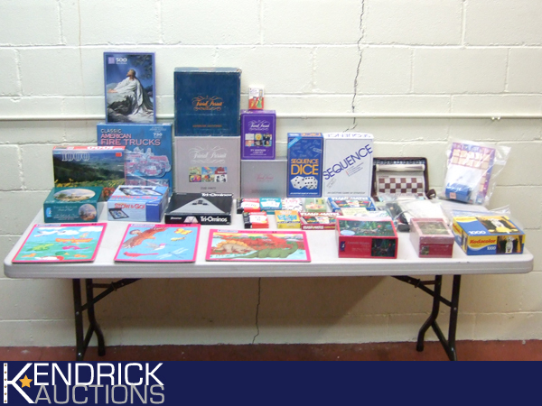 Large Lot of Various New etc. Board Games, Puzzles, etc.