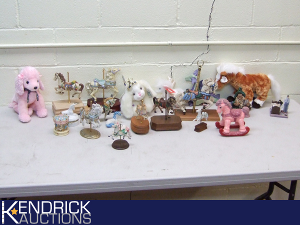 Lot of New Horse and Carousel Figurines etc.